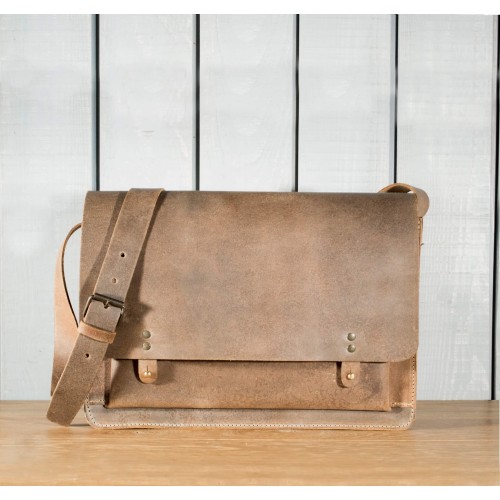 Besace, sac, gibeci?�re ou sacoche Homme - Made in France - CUIR & TERRE